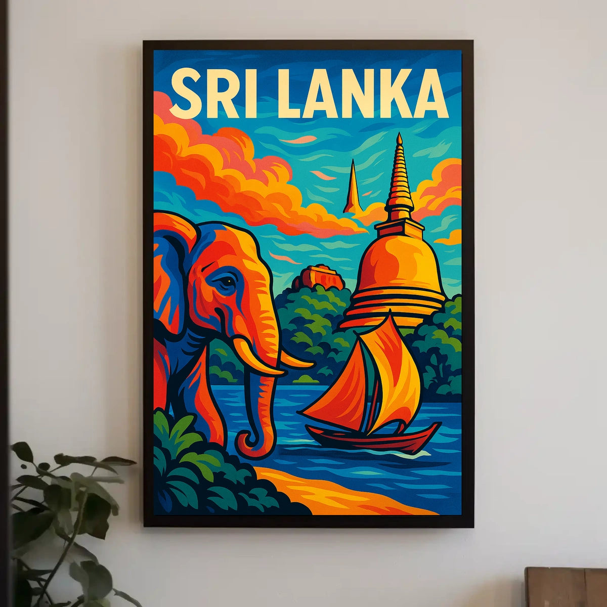 Vibrant Sri Lanka Poster