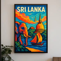Vibrant Sri Lanka Poster