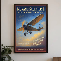 Morane-Saulnier L Icon of Aerial Innovation Poster PosterGoat