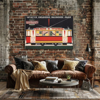 Advertising in Trams Poster