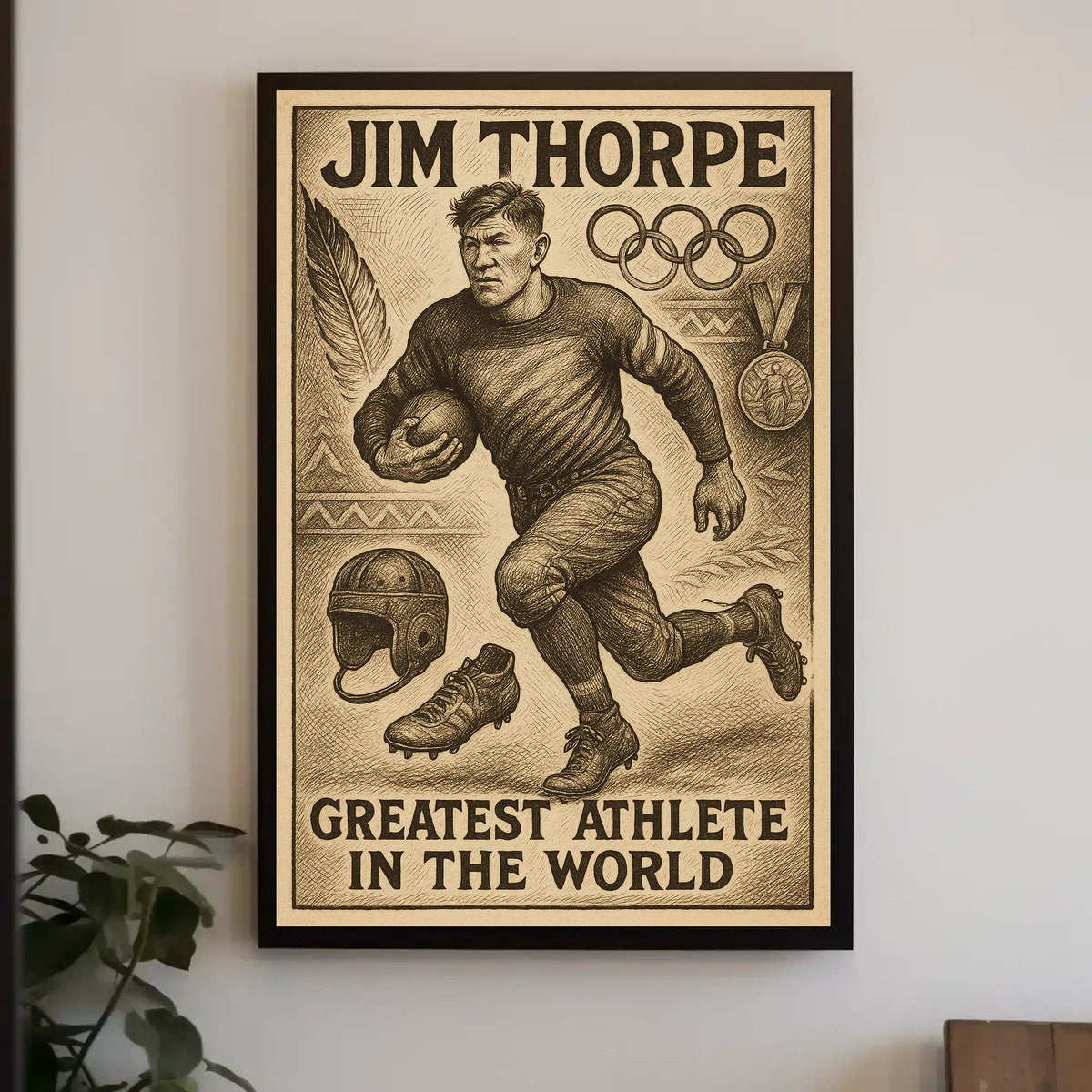 Celebrating the Worlds Greatest Athlete Poster