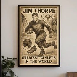 Celebrating the Worlds Greatest Athlete Poster