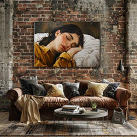 Serene Sleep: Hyper-Realistic Bedroom Art Print
