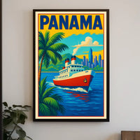 Panama Travel Poster