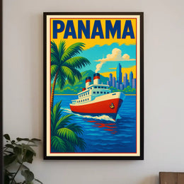 Panama Travel Poster