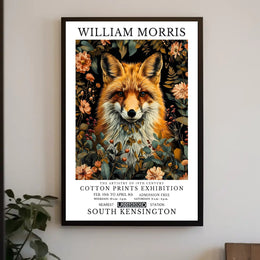 William Morris Exhibition Vintage Artistic Poster