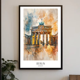 Berlins Iconic Landmark Poster