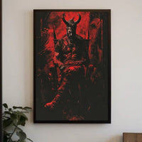 The Dark Throne Art Print Poster for Home Decor and Wall Art PosterGoat
