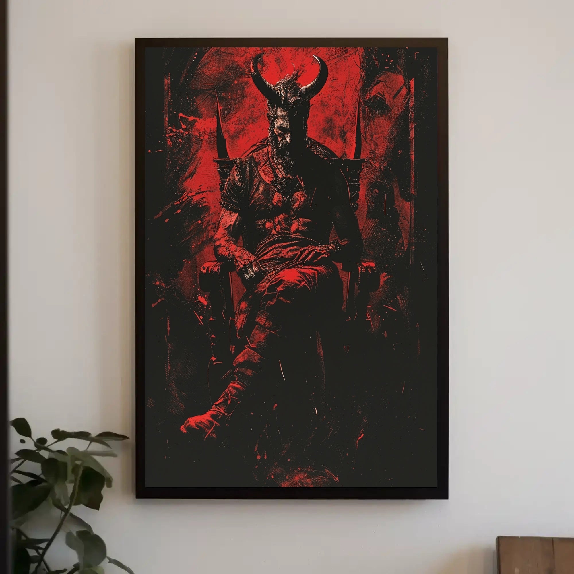 The Dark Throne Art Print Poster for Home Decor and Wall Art PosterGoat