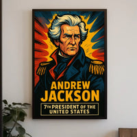 Andrew Jackson Seventh President Poster Wall Art 18x24