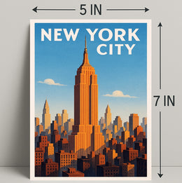 New York City Skyline Poster PosterGoat