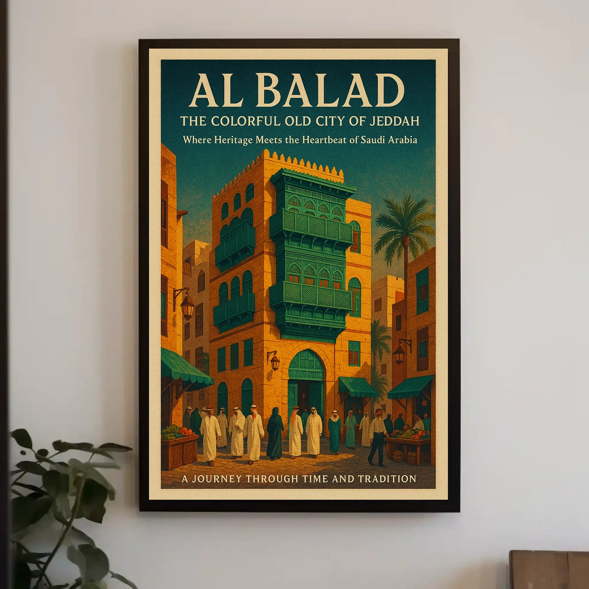 Al Balad The Colorful Old City Of Poster