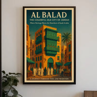 Al Balad The Colorful Old City Of Poster