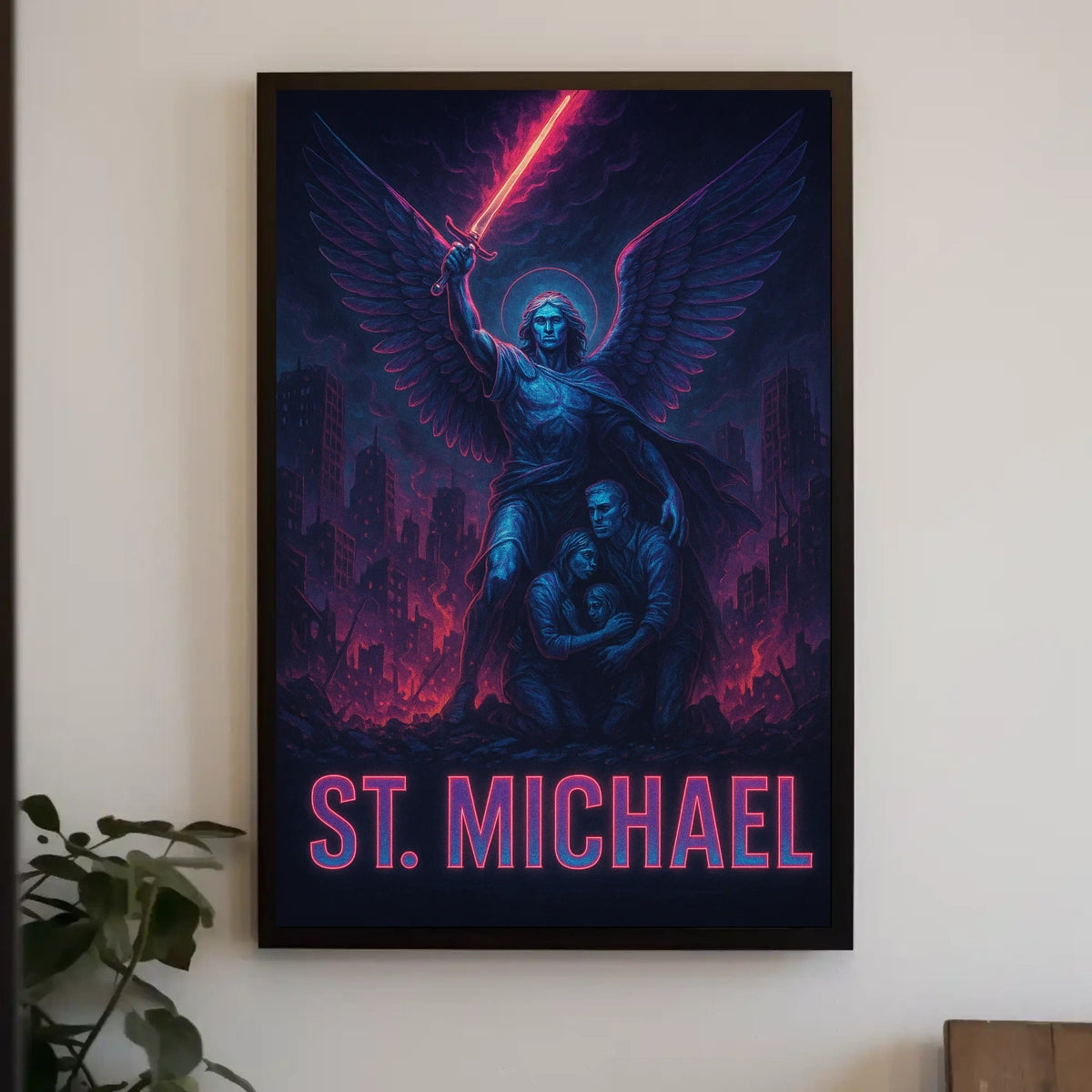 St. Michael Protector Of The City Poster