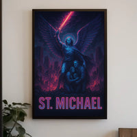 St. Michael Protector Of The City Poster