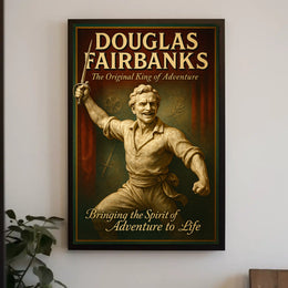 Douglas Fairbanks The Original King Of Poster