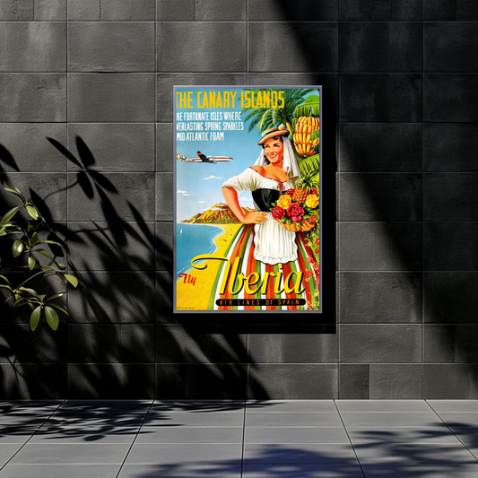 Canary Islands Travel Poster