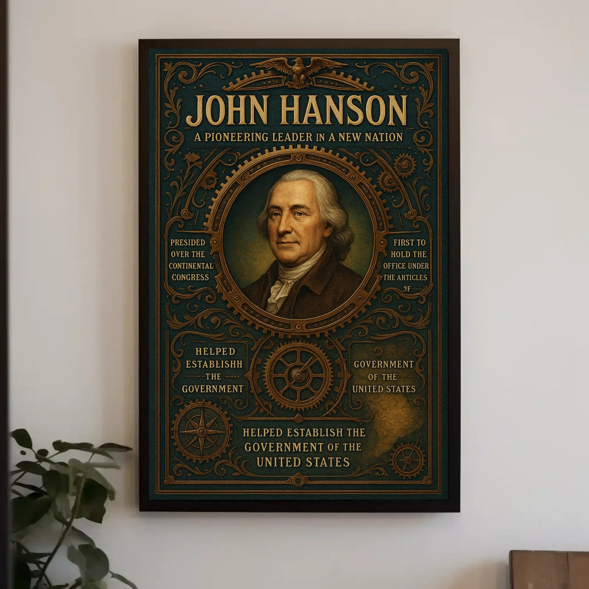 John Hanson A Pioneering Leader Poster