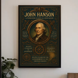 John Hanson A Pioneering Leader Poster