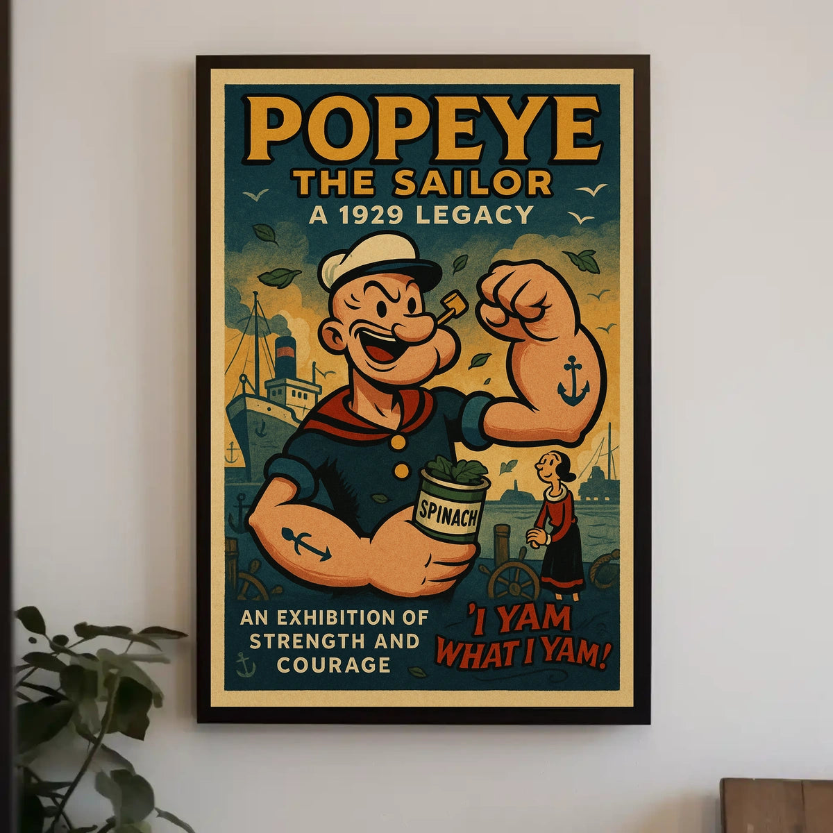 Popeye 1929 Art Poster POP-116