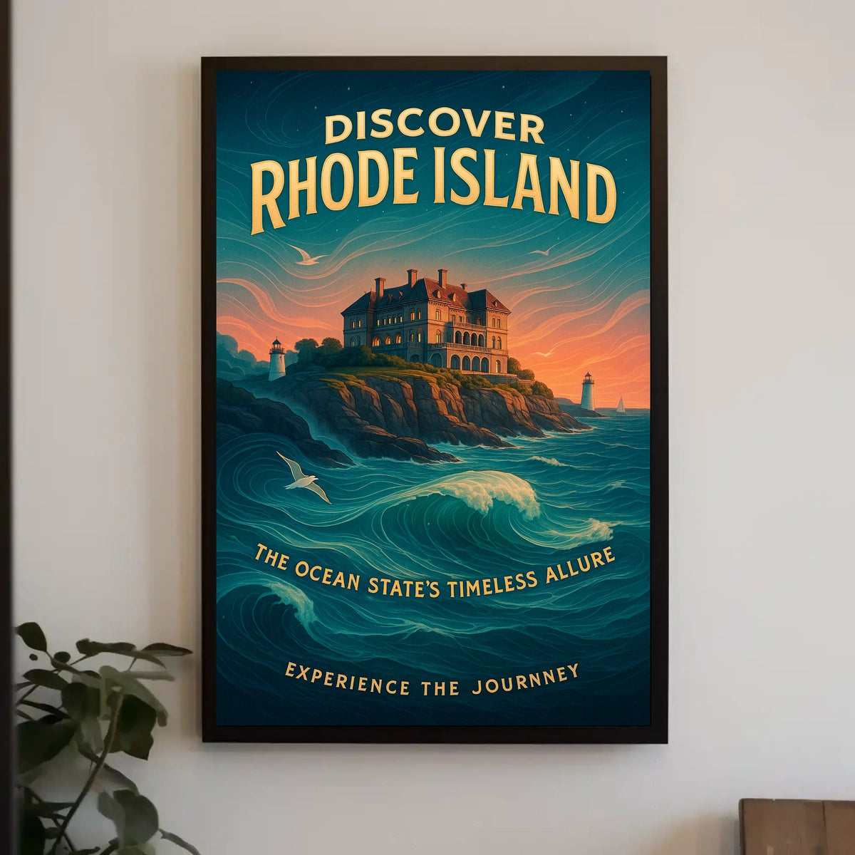 Discover Rhode Island Poster