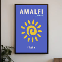 Amalfi Coast Dreamscape Seamless Travel Poster PosterGoat