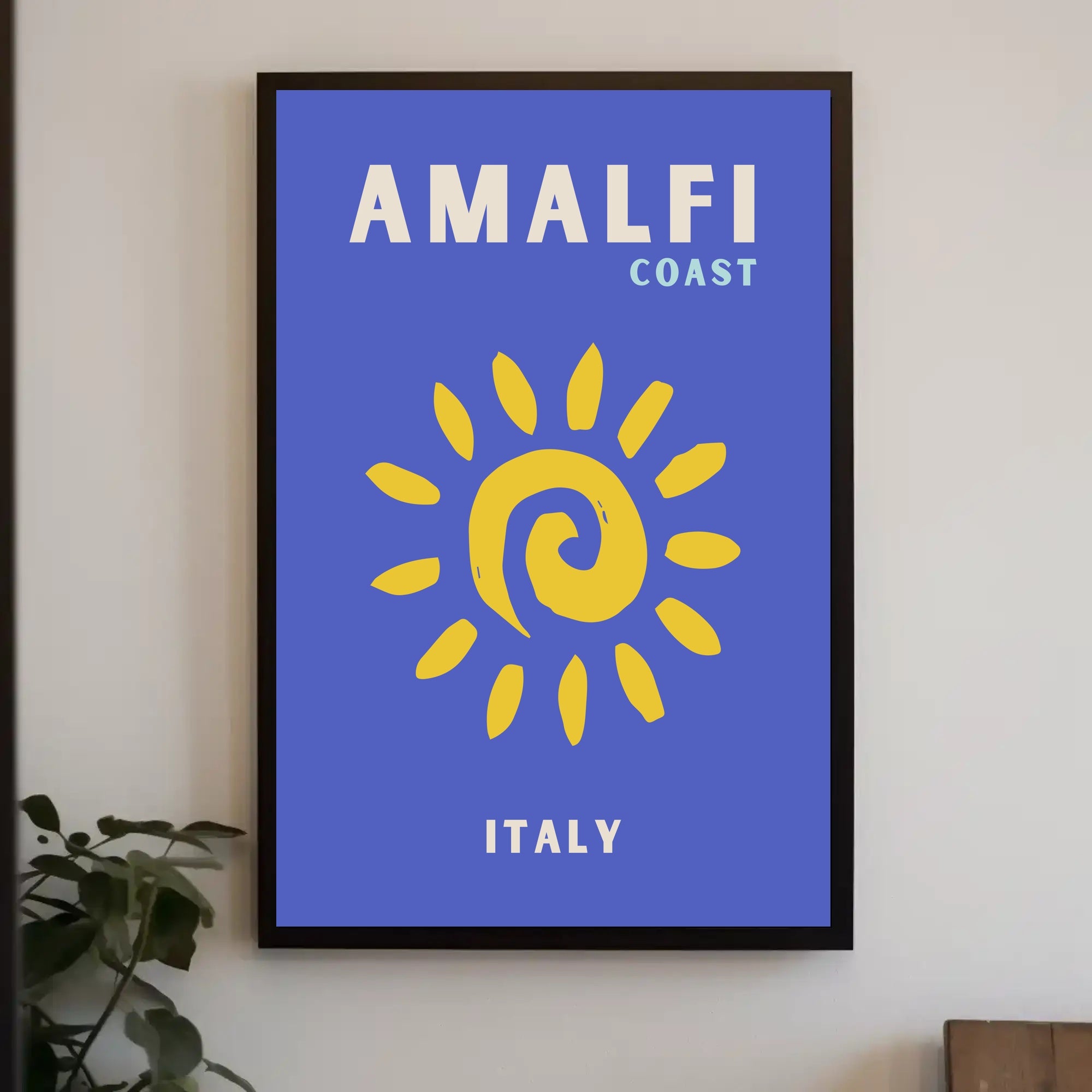 Amalfi Coast Dreamscape Seamless Travel Poster PosterGoat