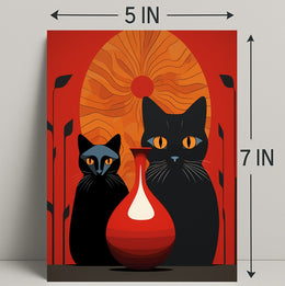 Feline Elegance Poster