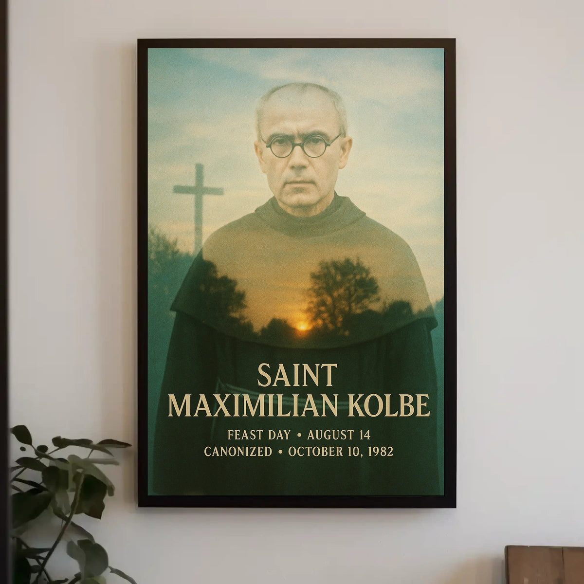 Saint Maximilian Kolbe Poster