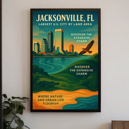 Discover JacksonvilleS Expansive Charm Poster