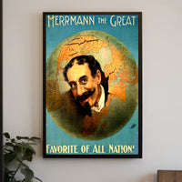 Herrmann the Great Vintage Performer Cultural Poster