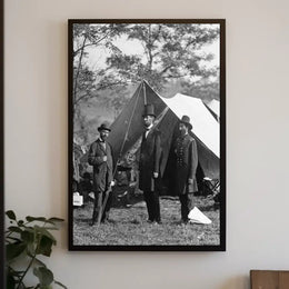 Abraham Lincoln Contemplative Oil Painting Poster Art PosterGoat