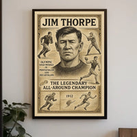 The Legendary All-Around Champion Jim Thorpe Poster