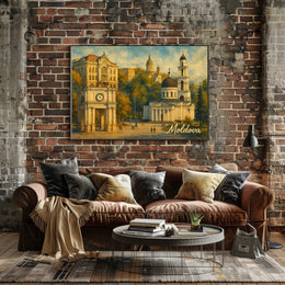 Architectural Beauty of Moldova Poster