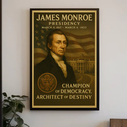 Leader’s Legacy James Monroe Historical or Presidential Poster