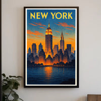 New York City Skyline Poster PosterGoat