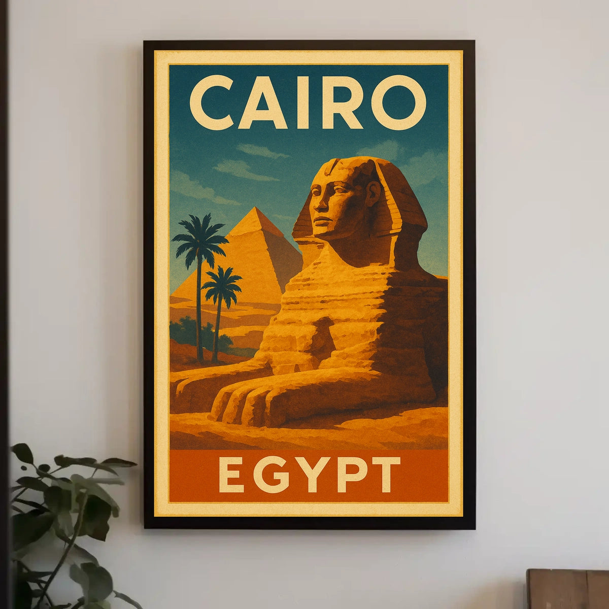Cairo Egypt Travel Poster