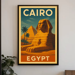 Cairo Egypt Travel Poster