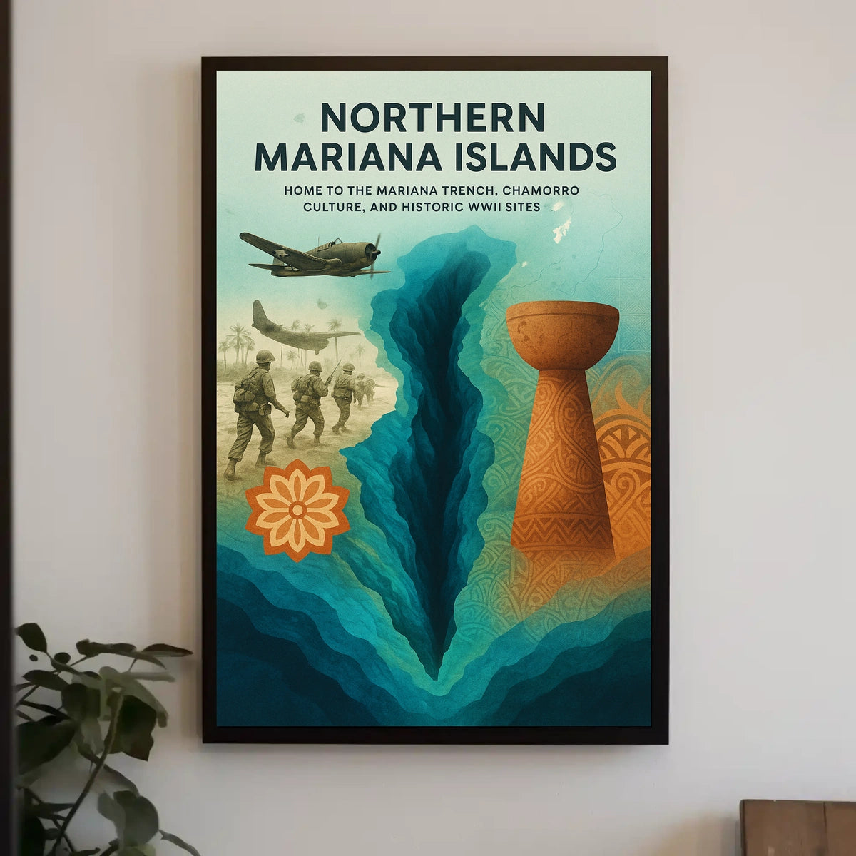 Discover the Northern Mariana Islands Poster