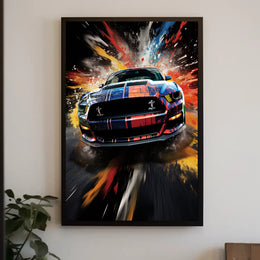 Speed And Color Explosion Poster