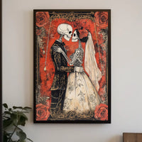 Day of the Dead Wedding Cultural Heritage Poster