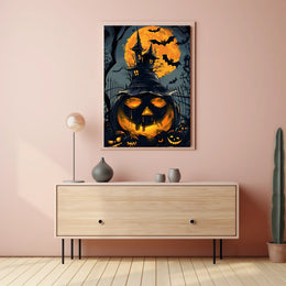 Haunted Halloween Night Poster