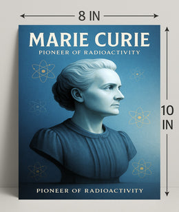 Marie Curie Pioneer of Radioactivity Poster PosterGoat