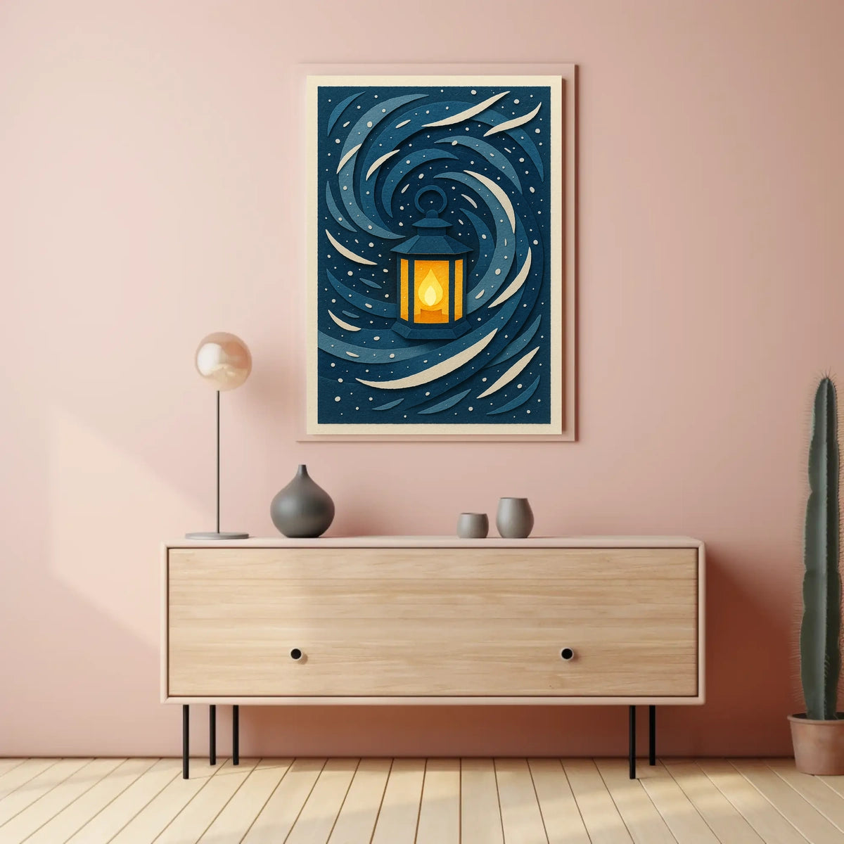 Guiding Light in the Storm Poster