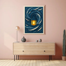 Guiding Light in the Storm Poster