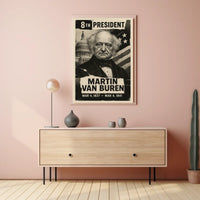 Martin Van Buren 8th President of the United States Digital Montaje Poster