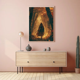 Enchanted Autumn Forest Adventure Fantasy or Mythology Poster PosterGoat