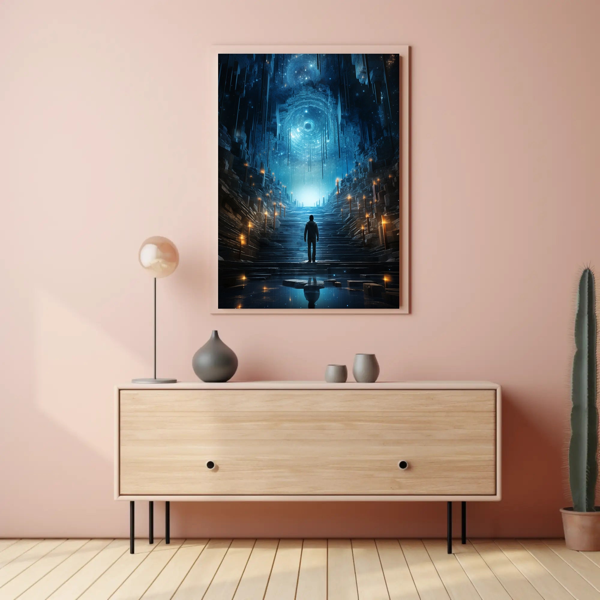 Journey To The Cosmic Abyss Poster
