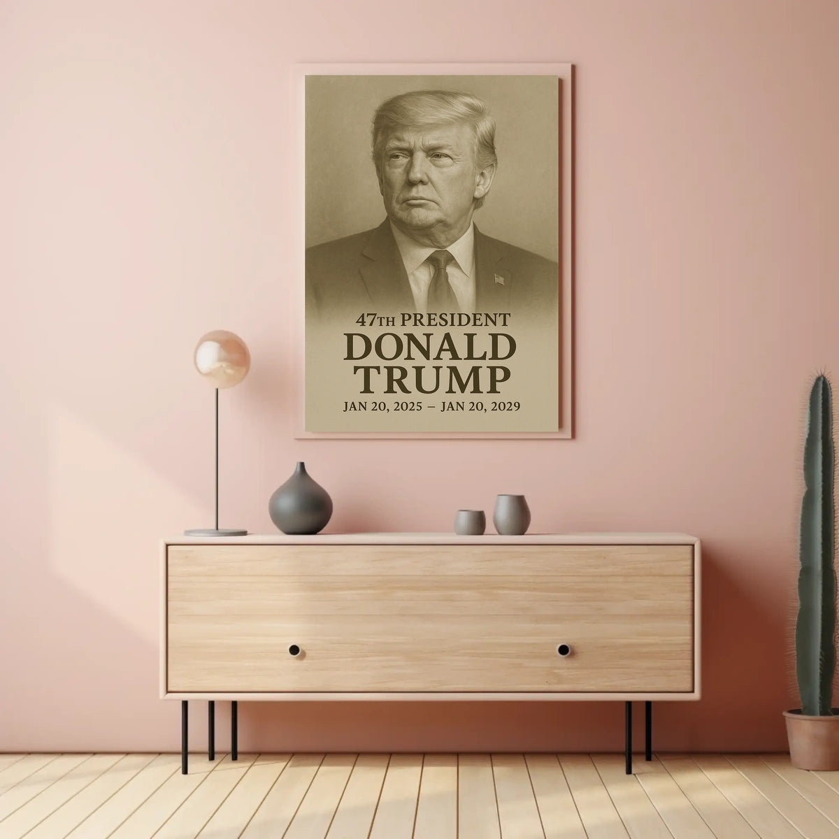 Donald Trump 47th President Poster