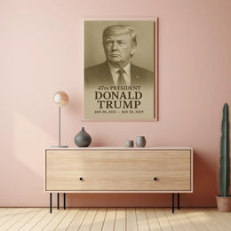 Donald Trump 47th President Poster